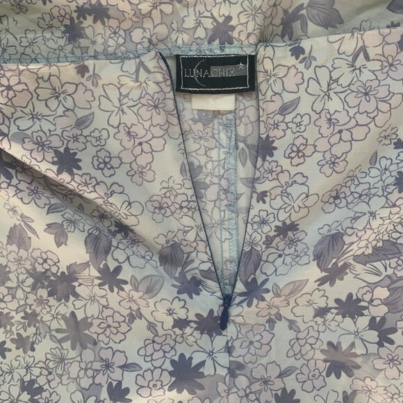 Lunachix Pants - Lunachix Cotton Printed Floral Capri Pant